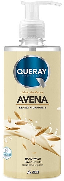 Рідке мило для рук "Вівсяне" - Queray Avena Liquid Hand Soap — фото N1