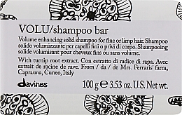 Твердий шампунь для надання об'єму тонкому й ослабленому волоссю - Davines Shampoo Bar — фото N1