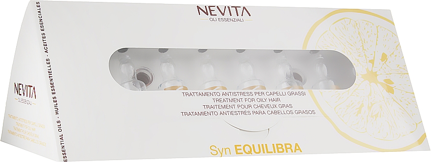 Ампулы для жирных волос - Nevitaly Nevita Equilibra Ampoule