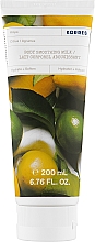 Парфумерія, косметика Молочко для тіла "Цитрус" - Korres Citrus Body Milk