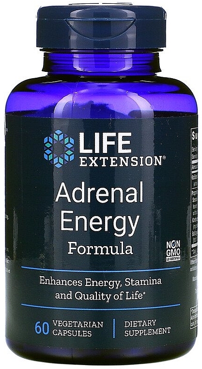 Харчові добавки - Life Extension Adrenal Energy Formula — фото N1