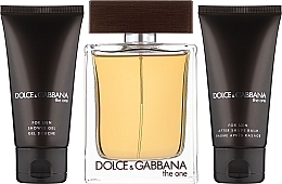 Парфумерія, косметика Dolce&Gabbana The One for Men - Набір (edt 100 + a/sh bal. 75 + sh/g 50)