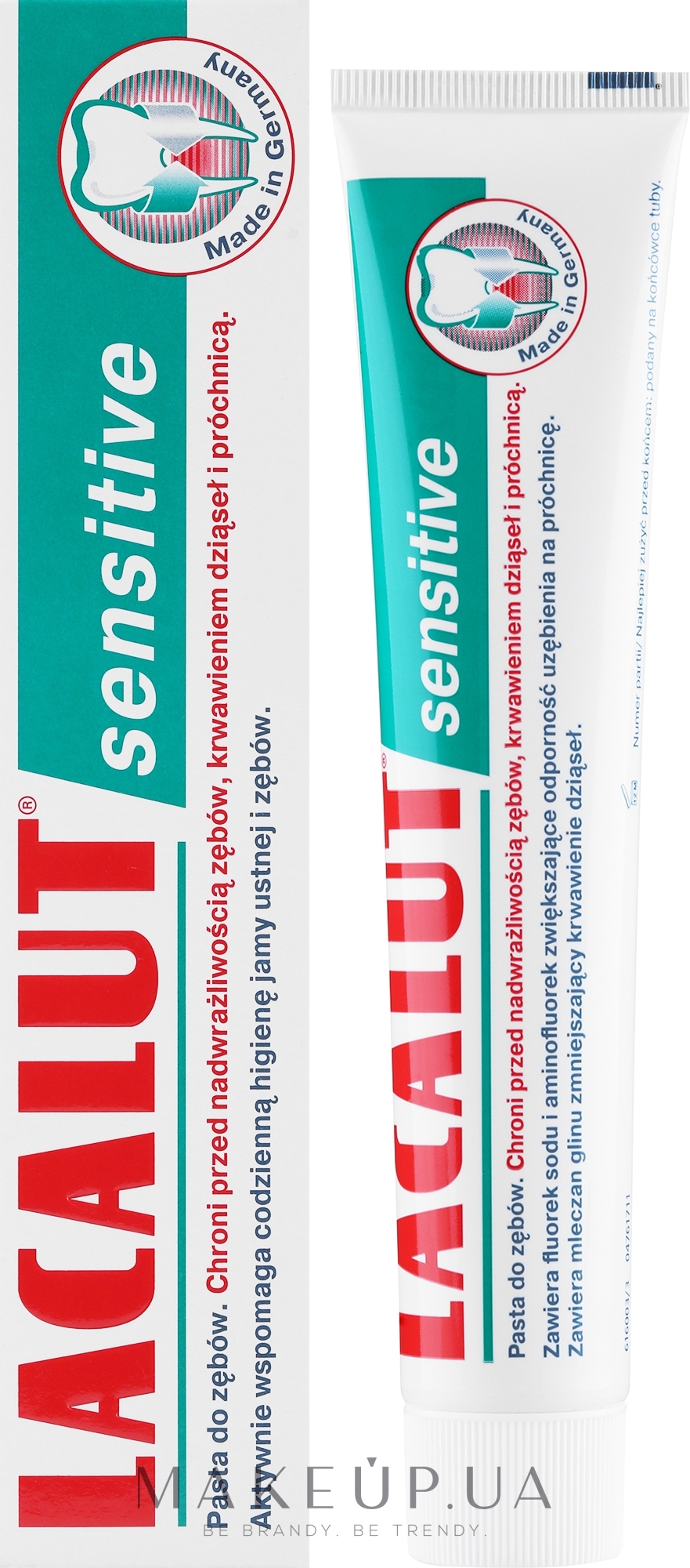 Зубна паста "Sensitive" - Lacalut — фото 75ml