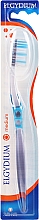 Зубная щетка "Интерактив" средней жесткости, синяя - Elgydium Inter-Active Medium Toothbrush — фото N1