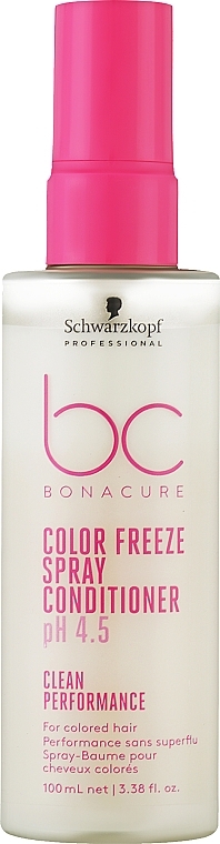 Спрей-кондиціонер для фарбованого волосся - Schwarzkopf Professional Bonacure Color Freeze Spray Conditioner pH 4.5