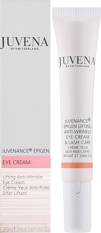 Підтягувальний крем для шкіри навколо очей - Juvena Juvenance Epigen Lifting Anti-Wrinkle Eye Cream & Lash Care — фото N2