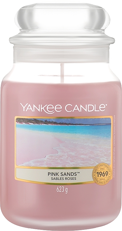 Свеча в стеклянной банке - Yankee Candle Pink Sands — фото N2