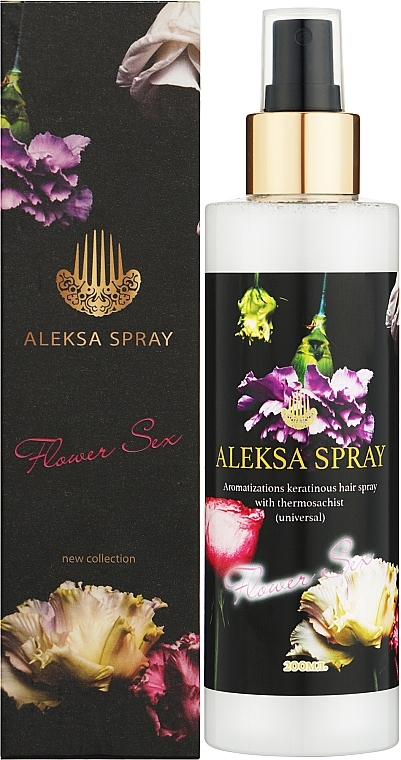 Aleksa Spray - Ароматизований кератиновий спрей для волосся AS34 — фото N2