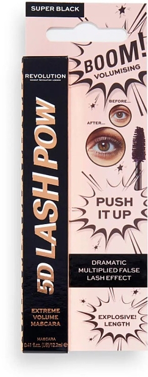 Тушь для ресниц - Makeup Revolution 5D Lash Pow Mascara — фото N4