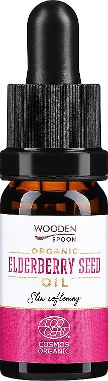 Олія насіння бузини - Wooden Spoon Organic Elderberry Seed Oil — фото N1