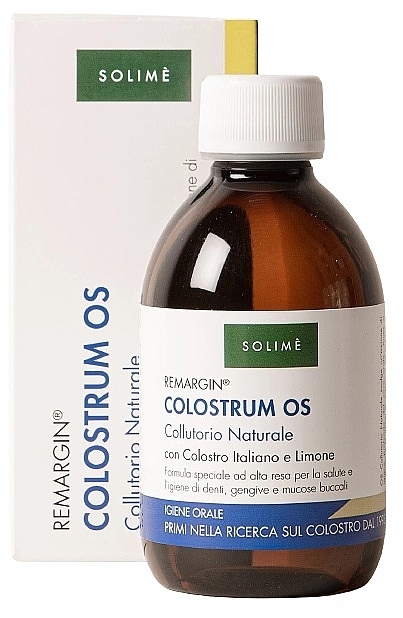 Ополіскувач для ротової порожнини - Solime Remargin Colostrum Os Natural Mouthwash — фото N1