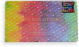 Палетка теней для век - Makeup Revolution Forever Flawless Pride We Are Love Eyeshadow Palette — фото N4