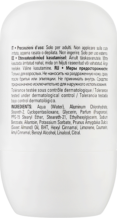 Дезодорант роликовый "Масло сладкого миндаля" - Byphasse Roll-On Deodorant 48h Sweet Almond Oil — фото N2