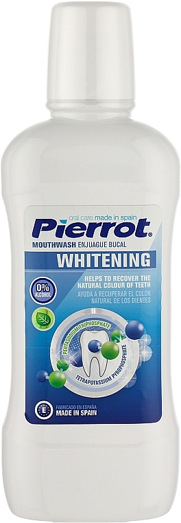 Ополаскиватель для ротовой полости для отбеливания зубов - Pierrot Whitening Mouthwash — фото N1