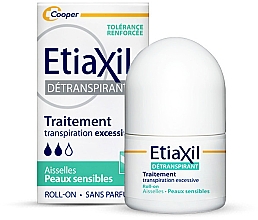 Антиперспирант длительного действия для чувствительной кожи - Etiaxil Antiperspirant Treatment Sensitive Skin Armpits Roll-On — фото N4