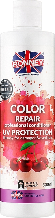 УЦЕНКА Кондиционер для защиты цвета окрашенных волос - Ronney Professional Color Repair UV Protection Conditioner * — фото N1