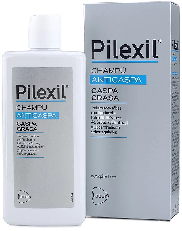 Шампунь против жирной перхоти - Lacer Pilexil Greasy Dandruff Shampoo — фото N1