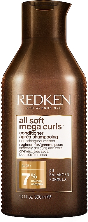 Кондиционер для питания очень сухих вьющихся волос - Redken All Soft Mega Curls Conditioner — фото N1