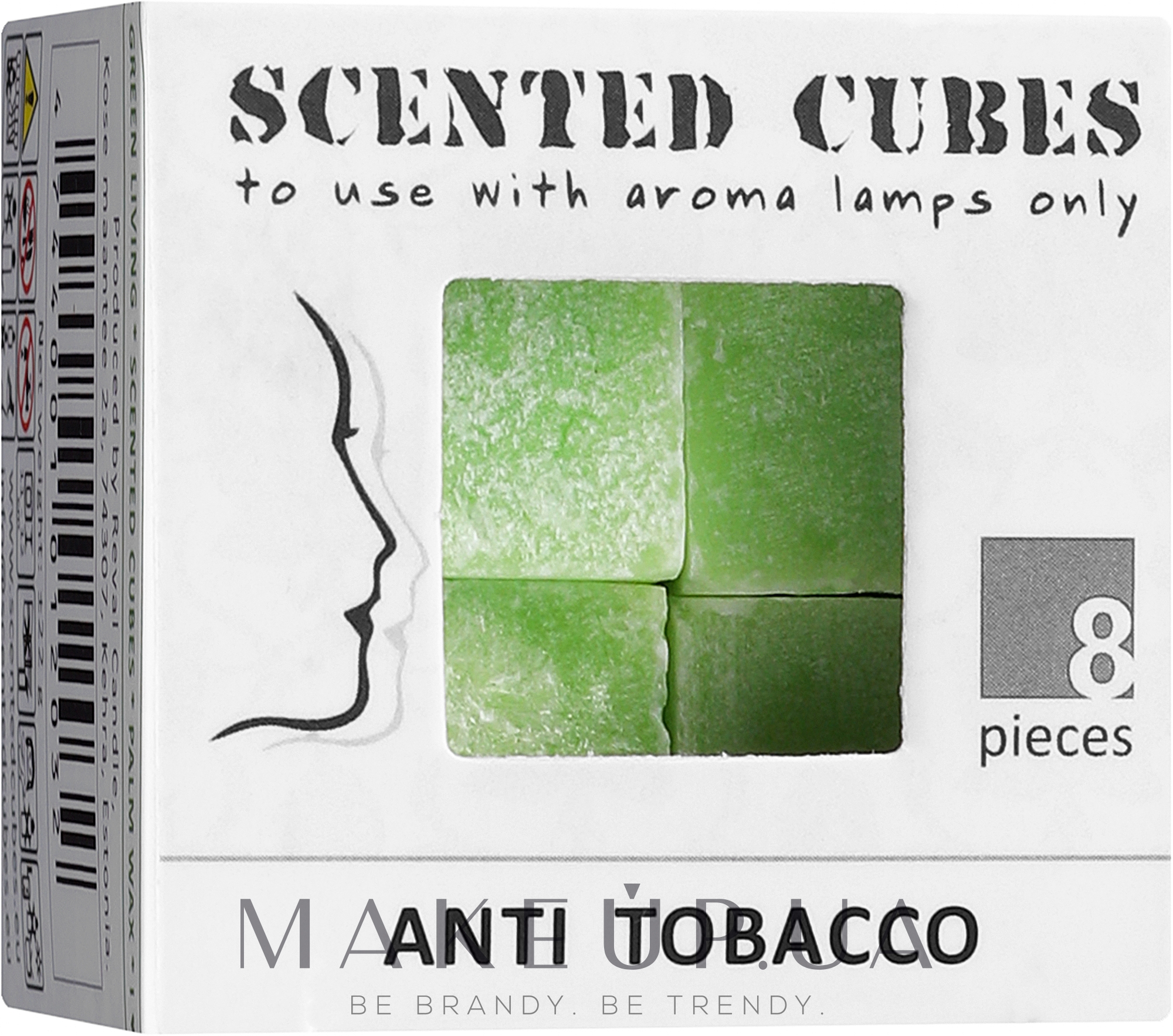 Аромакубики "Антитабак" - Scented Cubes Anti-Tobacco Candle — фото 8шт