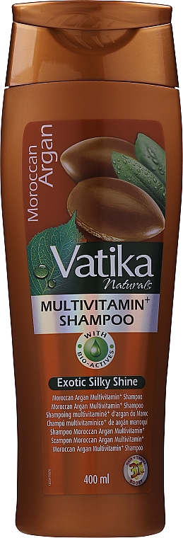 Шампунь с маслом арганы - Dabur Vatika Argan Shampoo — фото N3