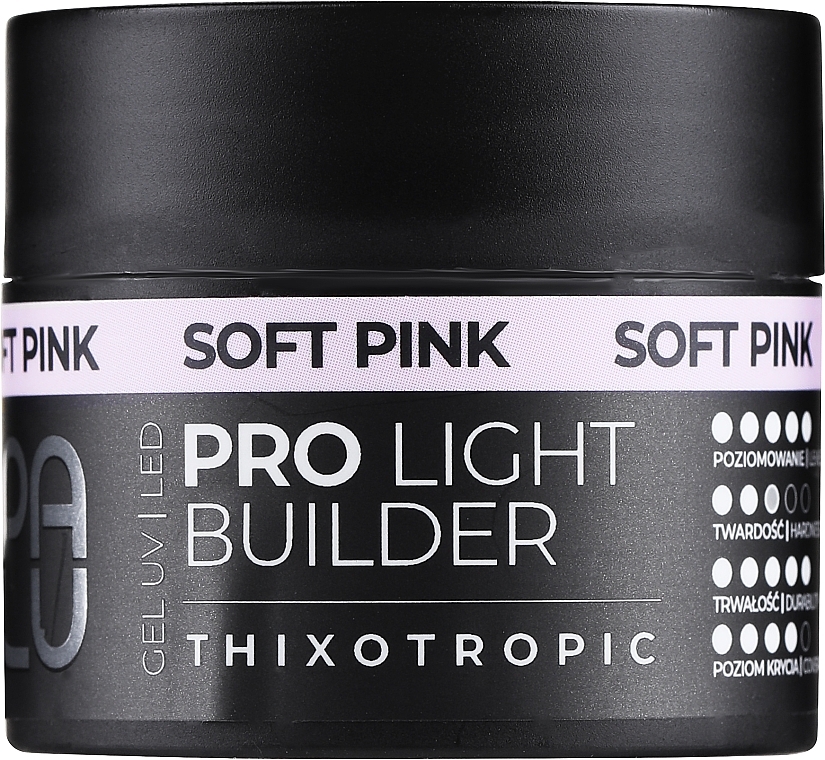 Гель конструювальний - Palu Pro Light Builder Soft Pink — фото N1
