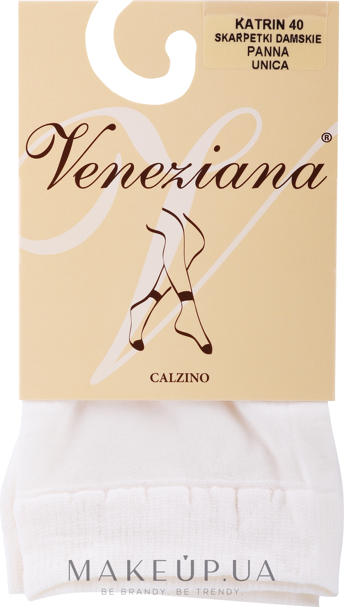 Носки для женщин "Katrin", 40 Den, panna - Veneziana — фото One Size