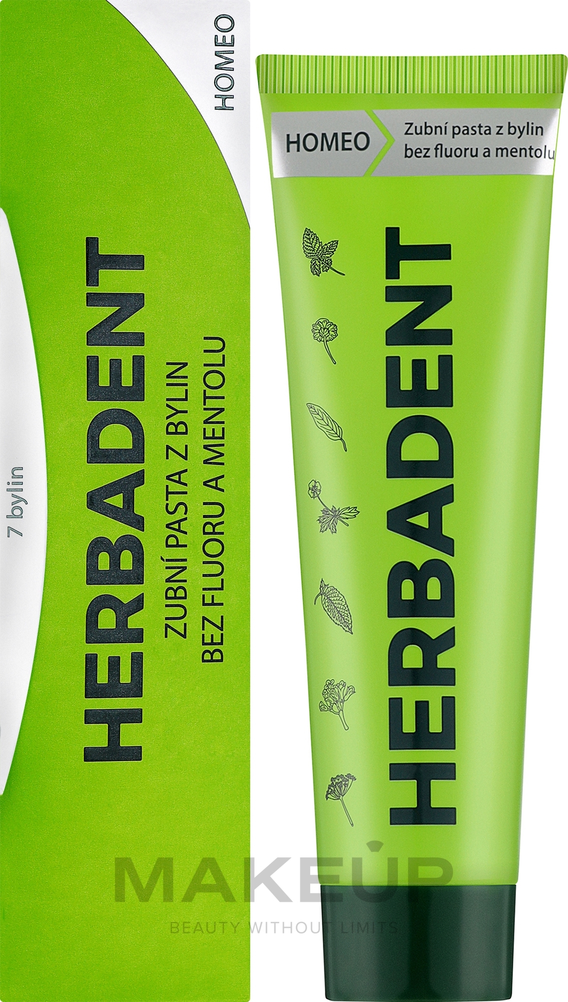 Зубна паста - Herbadent Homeo 7 Herbs Herbal Toothpaste — фото 100g