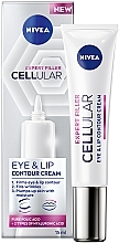 Парфумерія, косметика Крем для шкіри навколо очей та губ - NIVEA CELLULAR EXPERT FILLER Eye & Lip Contour Cream