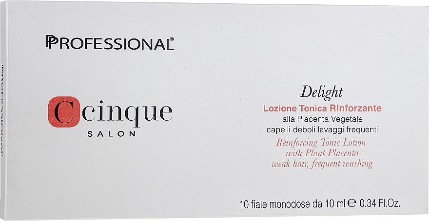 Лосьйон тонізувальний для ослабленого волосся - Professional C Cinque Delight Reinforcing Tonic Lotion — фото N1