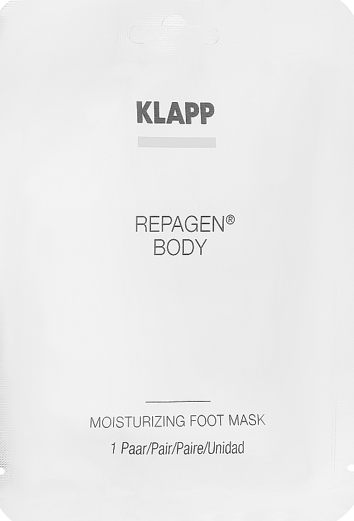 Moisturizing Foot Mask  - Klapp Repagen Moisturizing Body Foot Mask (пробник) — фото N1