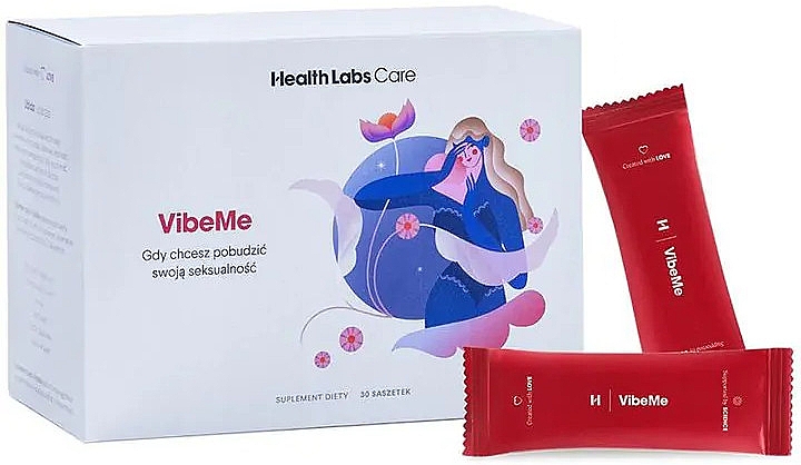 Диетическая добавка "Естественная стимуляция сексуальности" - HealthLabs VibeMe — фото N1