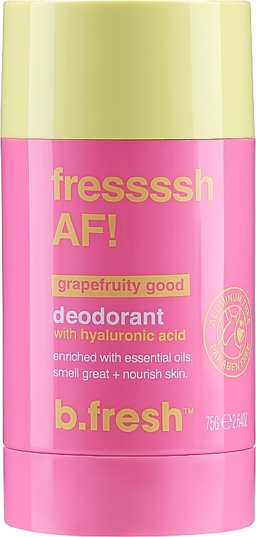 Дезодорант-стик - B.fresh Fressssh AF Deodorant Stick  — фото N1