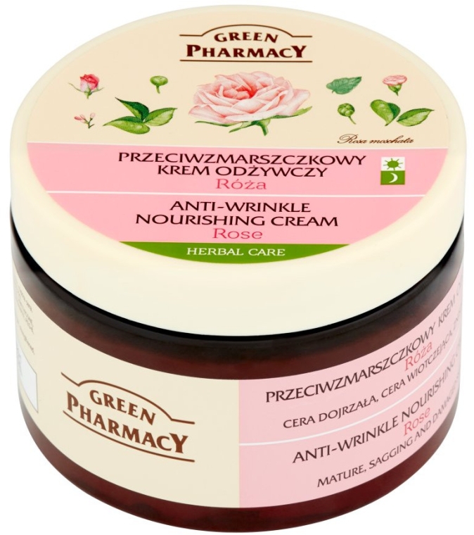 Крем для лица "Роза" - Green Pharmacy Anti-Wrinkle Nourishing Cream — фото N2