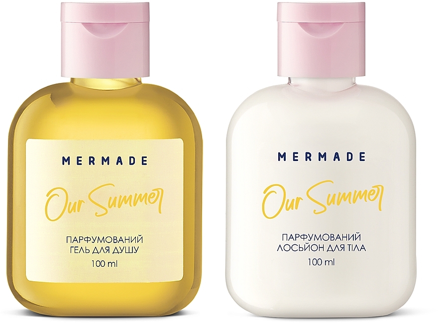 Mermade Our Summer - Парфумований набір для догляду за тілом (sh/gel/100ml + b/lot/100ml)  — фото N1