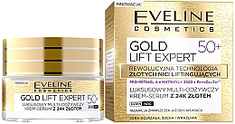 Мульти-питательный крем 50+ - Eveline Cosmetics Gold Lift Expert — фото N1