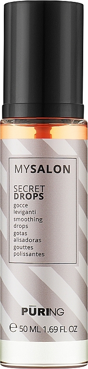 Рідкі кристали для волосся з олією насіння льону - Puring MySalon Secret Drops — фото N1