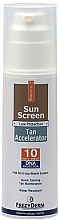 Парфумерія, косметика Сонцезахисний крем для тіла з прискорювачами засмаги - Frezyderm Sunsreen Tan Accelerator SPF10