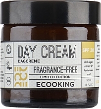Денний крем для обличчя - Ecooking Day Cream Fragrance Free SPF 20 — фото N1