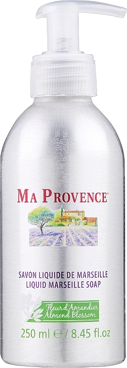 Жидкое Марсельское мыло "Миндаль" - Ma Provence Liquid Marseille Soap Almond — фото N1