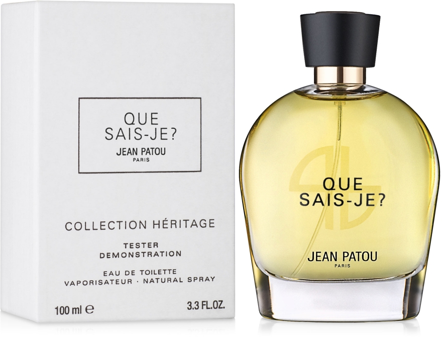 Jean Patou Collection Heritage Que Sais-Je? - Парфумована вода (тестер) — фото N2