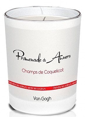 Ароматическая свеча "Поле маков" - Promenade A Auvers Champs de Coquelicots — фото N1