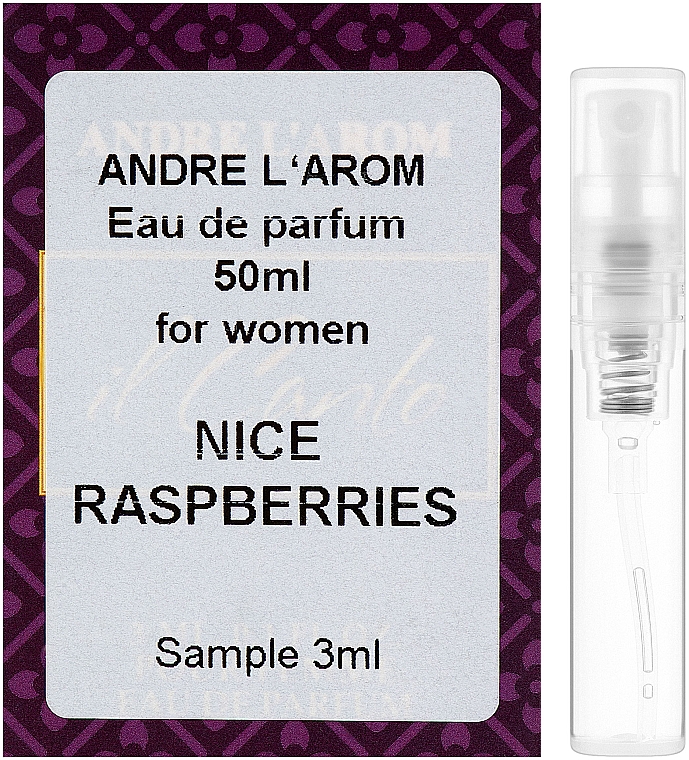 Andre L`Arom Lovely Flauers "Nice Rasberries" - Парфюмированная вода (пробник) — фото N1