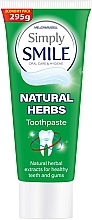 Парфумерія, косметика Зубна паста - Mellor & Russell Simply Smile Natural Herbs Toothpaste