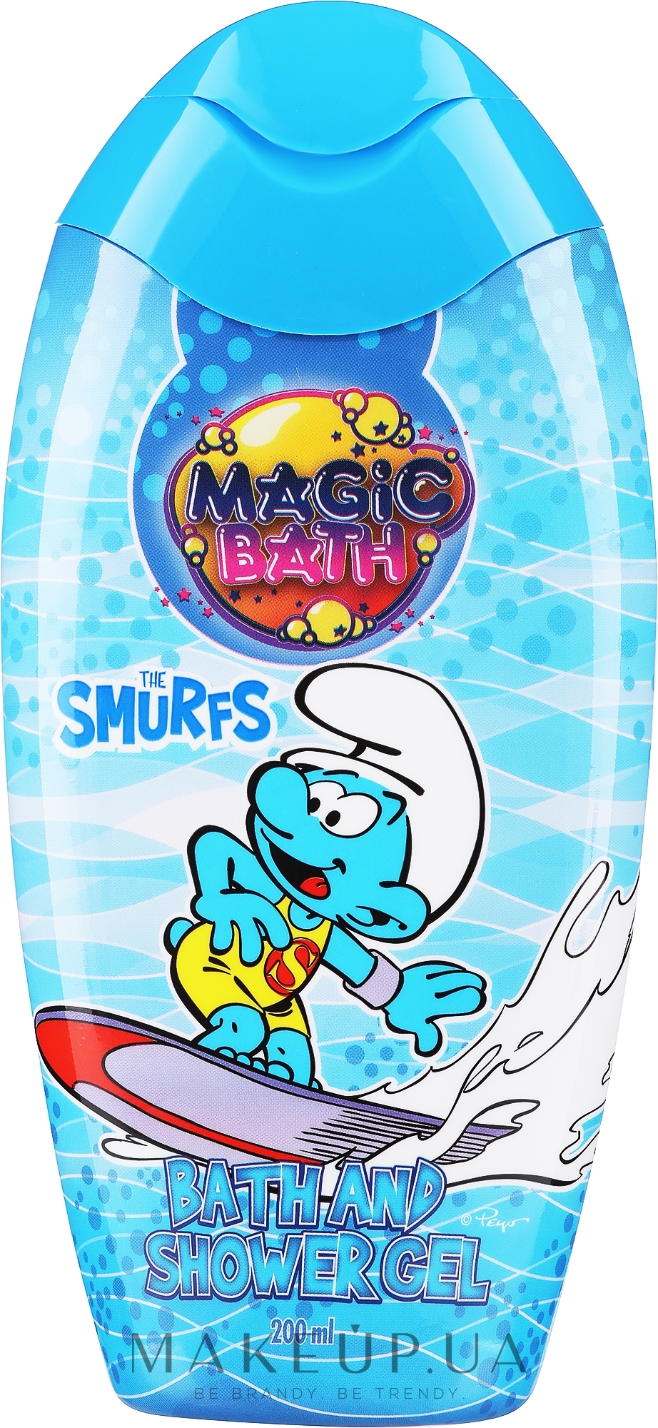 Гель для ванны и душа - EP Line Magic Bath Smurfs Bath And Shower Gel — фото 200ml