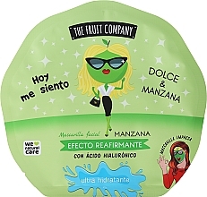 Духи, Парфюмерия, косметика Маска для лица - The Fruit Company Apple Mask With Natural Extracts Anti Aging Effect