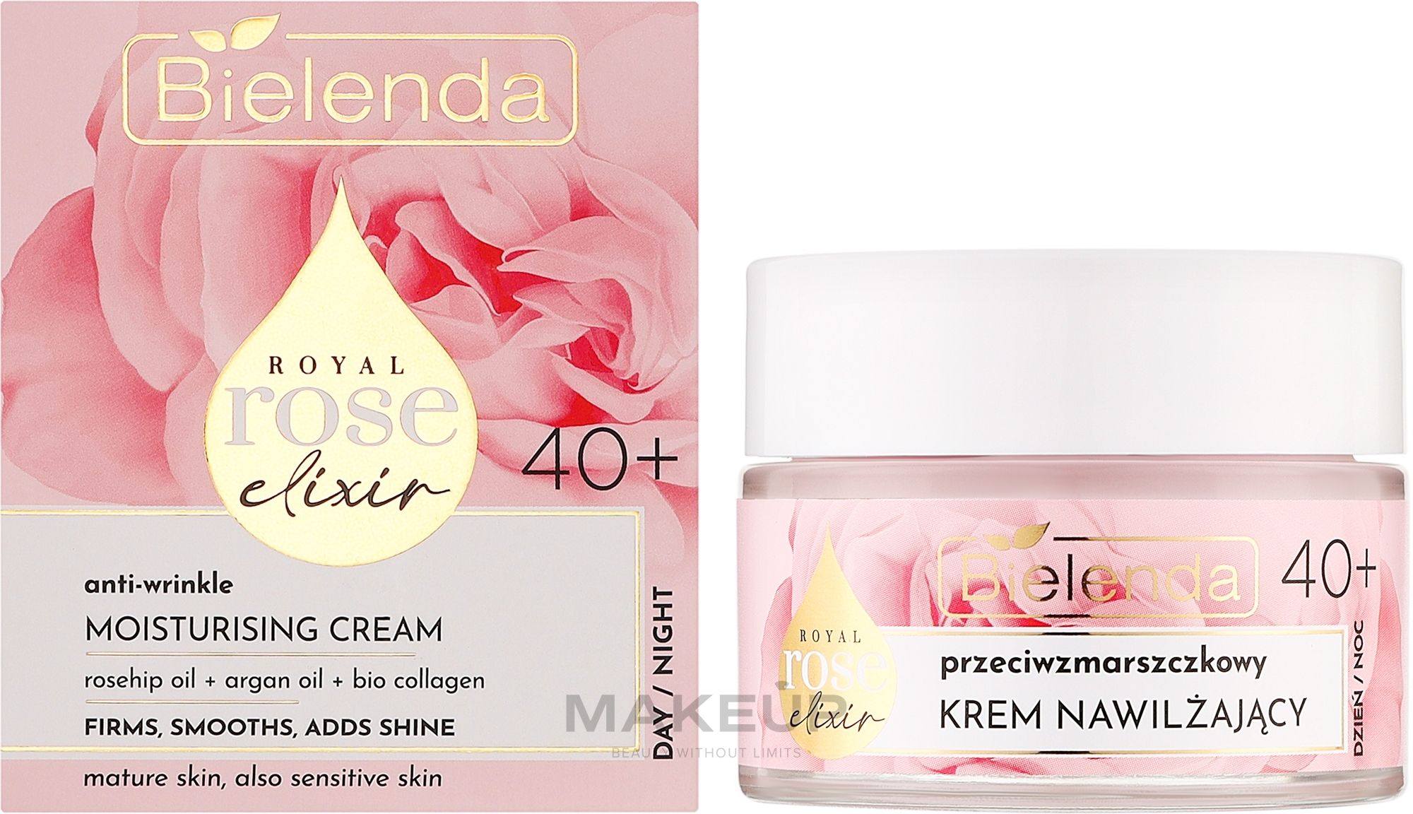 Крем для лица - Bielenda Royal Rose Elixir Face Cream 40+ — фото 50ml