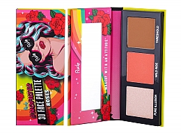 Парфумерія, косметика Контурна палетка - Rude NoFilter 3D Face Palette