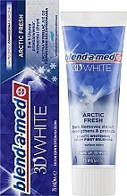 Зубна паста "Арктична свіжість" - Blend-A-Med 3D White Toothpaste — фото N10