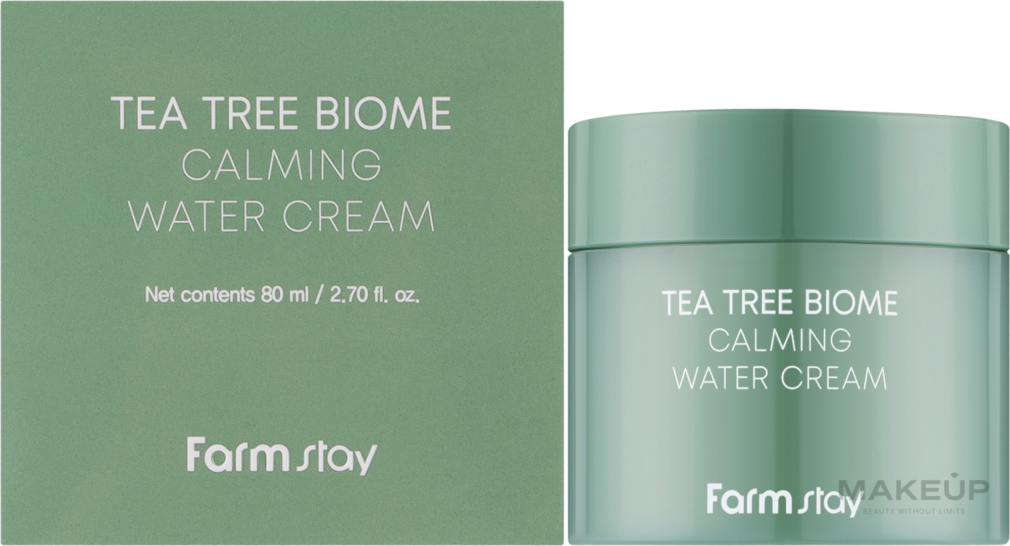Зволожувальний крем з екстрактом чайного дерева - Farm Stay Tea Tree Biome Calming Water Cream — фото 80ml