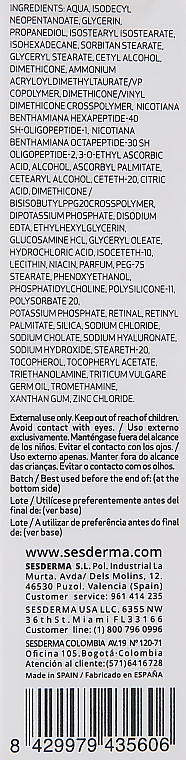 Гель для зоны вокруг глаз - Sesderma Sesretinal Mature Skin Eye Contour Gel — фото N3